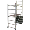 Aluminiowe rusztowanie robocze Krause Corda Mini – wysokość robocza ok. 3 m